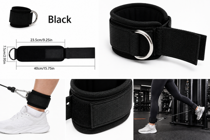 Adjustable Ankle Cuffs - Leg Workout Straps